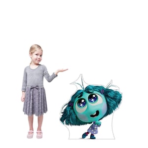 Décoration d'anniversaire Envy Inside Out 2 - personnage Pixar taille réelle, voyageur debout, Inside Out 2 Envy, décoration d'anniversaire Inside Out 2
