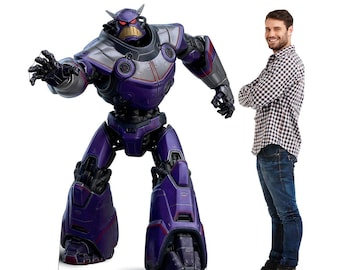 Life-Size Zurg Cardboard Cutout Disney Pixar Lightyear Villain Standee, Disney Party Decoration