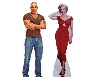 Life-Size Marilyn Monroe Niagara Cardboard Cutout, Classic Hollywood Star Standee, Vintage Movie Decor, Film Icon Party Prop