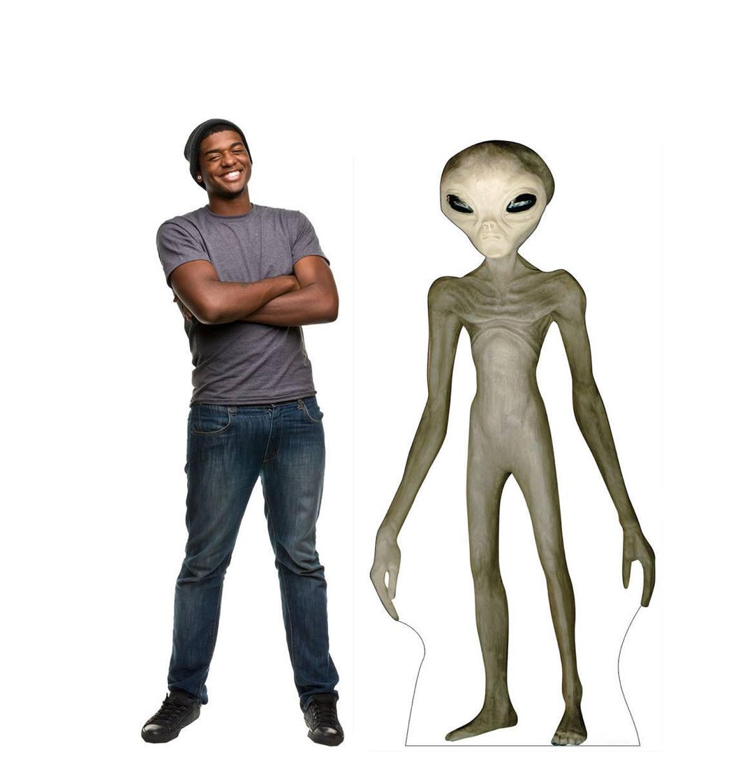 Alien Cardboard Cutout, Life-size Extraterrestrial Standee, Sci-fi ...