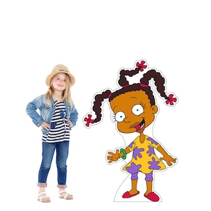 Susie Carmichael Rugrats Cardboard Cutout, Life-Size Nickelodeon Standee, 90s Cartoon Party Prop&Decor for Kids, Nickelodeon Cartoon Cutout