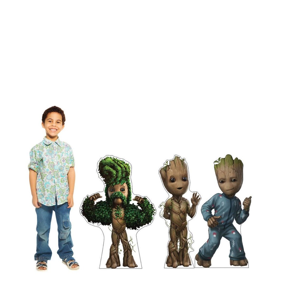 I Am Groot Life-size Cardboard Cutout Set of 3, Marvel Guardians of the ...