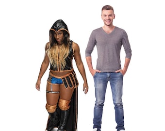Ember Moon WWE Life-Size Cardboard Cutout Wrestling Superstar Standee, WWE Party Decoration
