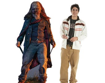 Beta The Walking Dead Life-Size Cardboard Cutout, Whisperers Villain Standee, TWD Party Decor, Zombie Horror TV Prop, Cosplay Display