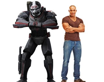 Wrecker Life-Size Cardboard Cutout, Star Wars The Bad Batch Standee, Clone Force 99 Party, Star Wars Theme Birthday, Star Wars Gift for Fans