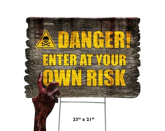 Halloween Hand Yard Sign, Outdoor Scary Lawn Decoration, Creepy Coroplast Yard Prop, Spooky Halloween Party Outdoor Décor