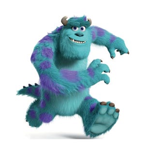 Life-Size Sulley Cardboard Cutout, Monsters University Party Decor, Theme Monsters University Gift, University Monster Theme Birthday