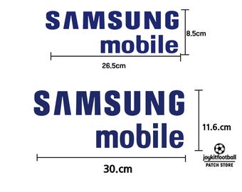 Chelsea 2006-07 Inspired Patch: Samsung Mobile Sponsor Logo - Etsy