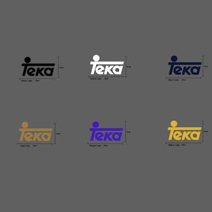 Real Madrid Football Team Teka Inspired Sponsor Patch | Heat Transfer Shirt Print