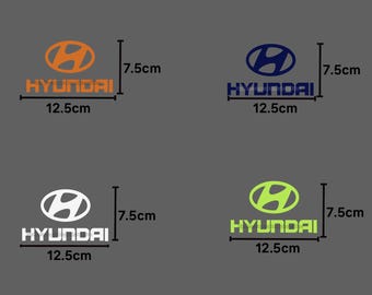 Chelsea Inspired Hyundai Patch: Iron-On Vinyl Jersey Logo (12.5cm, HTV)