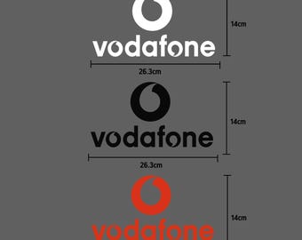 Parche de transferencia de calor estilo Vodafone retro/Logotipo del Manchester Utd Wappen para camiseta (26,3×14,4 cm)