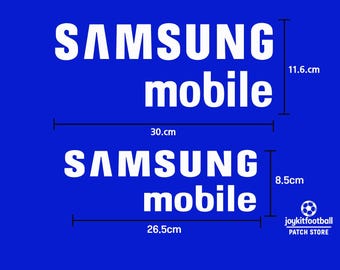 Parche inspirado en el Chelsea 2006-07: logotipo del patrocinador Samsung Mobile