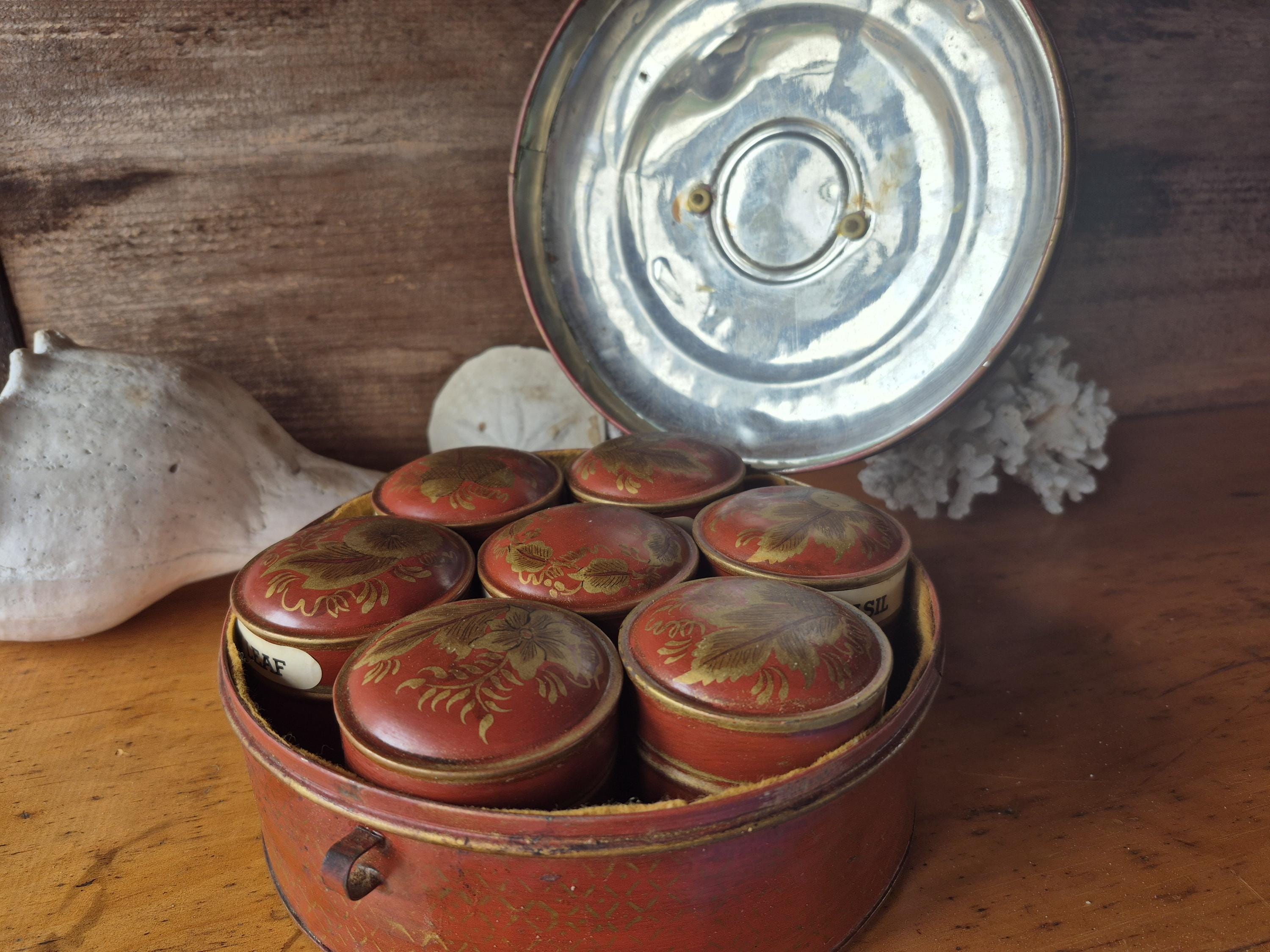 Antique spice tins - Etsy 日本