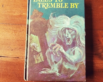 Vintage Book 'Tales To Tremble By" 1966 Horror stories Whitman Publishing Hardcover Stephen P Sutton Hauntings and Suspense