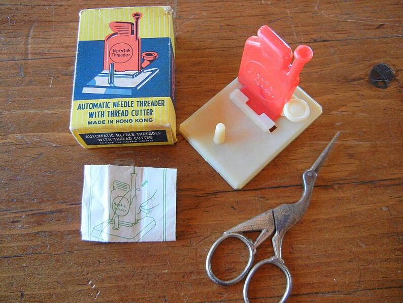 vintage automatic needle threader