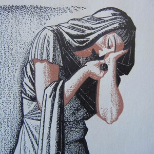 Vintage Lithograph of ADONIS from the Complete Works of William Shakespeare Illustrated by Rockwell Kent 1936 Limited Edition Printing