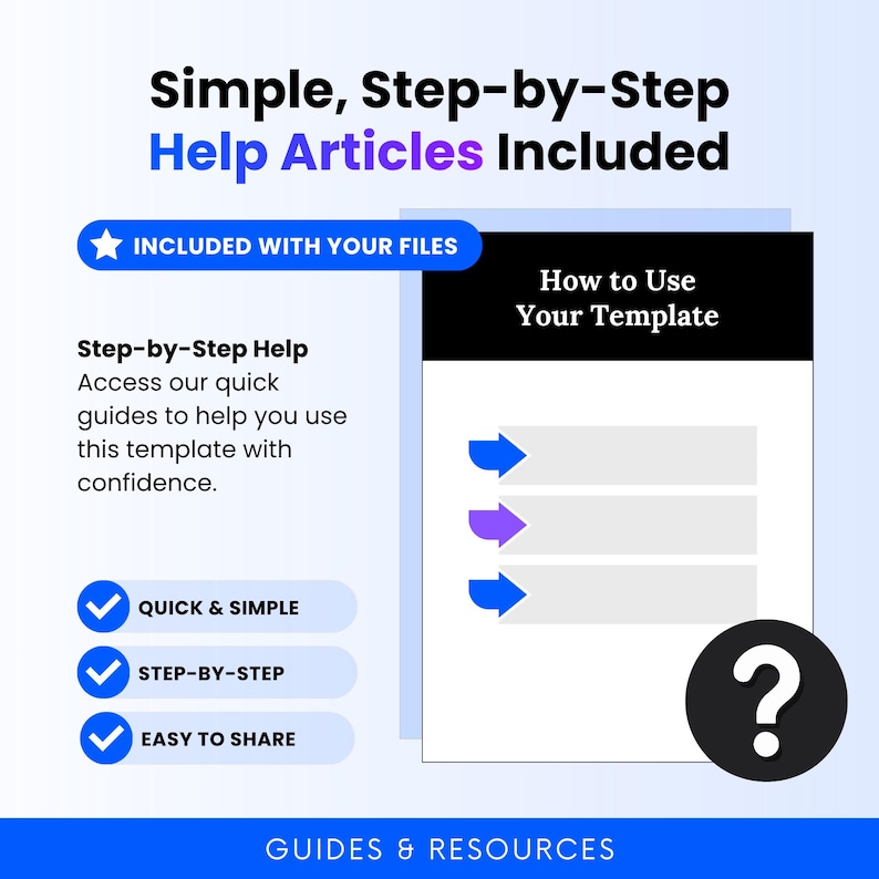 Hiring checklist template with step-by-step help guide, easy instructions for using HR documents, recruitment workflow support, and onboarding preparation guidance