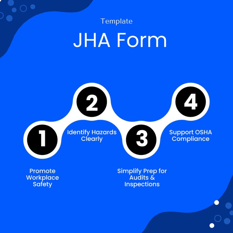 Jha Template Examples Job Hazard Analysis (JHA) Form Template – Word & PDF, A4 + US Letter - Etsy