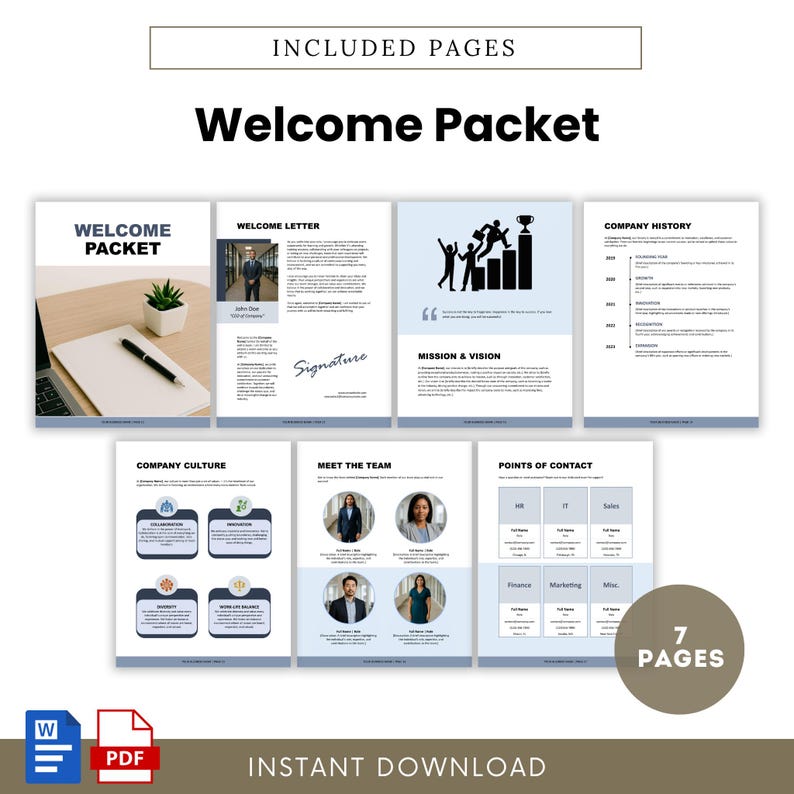 Retail Store Employee Handbook Template – Word & PDF, A4 + US Letter - Etsy