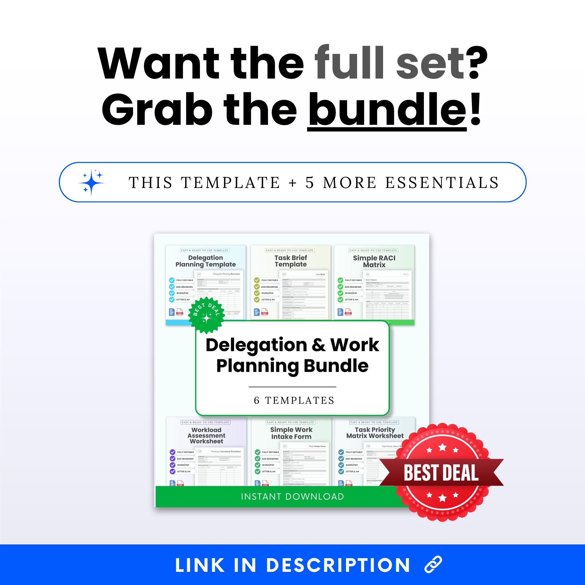 Simple Work Intake Form Template – Word & PDF, A4 + US Letter - Etsy