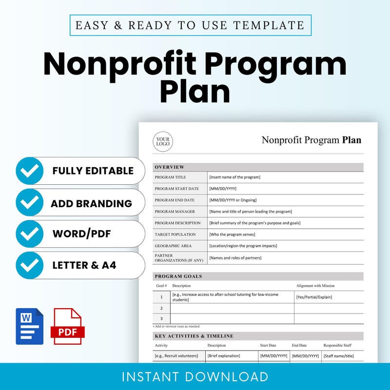 Nonprofit Program Plan - Etsy