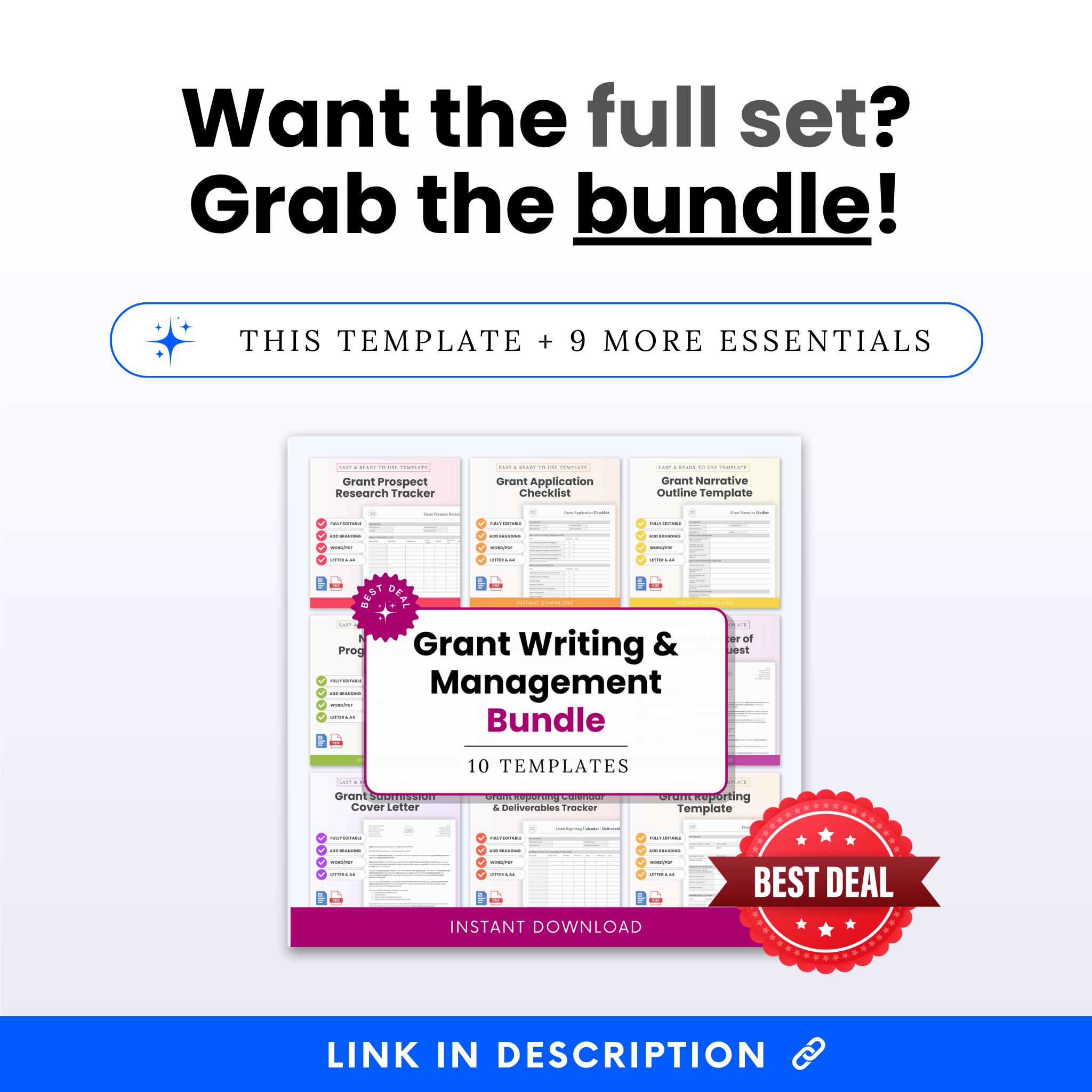Nonprofit Logic Model / Theory of Change Template – Word & PDF, A4 + US ...