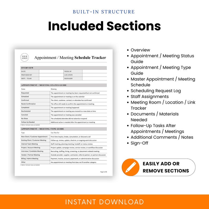 Requisition Form Format Word Recruiting Agency Appointment and Meeting Schedule Tracker Template ...