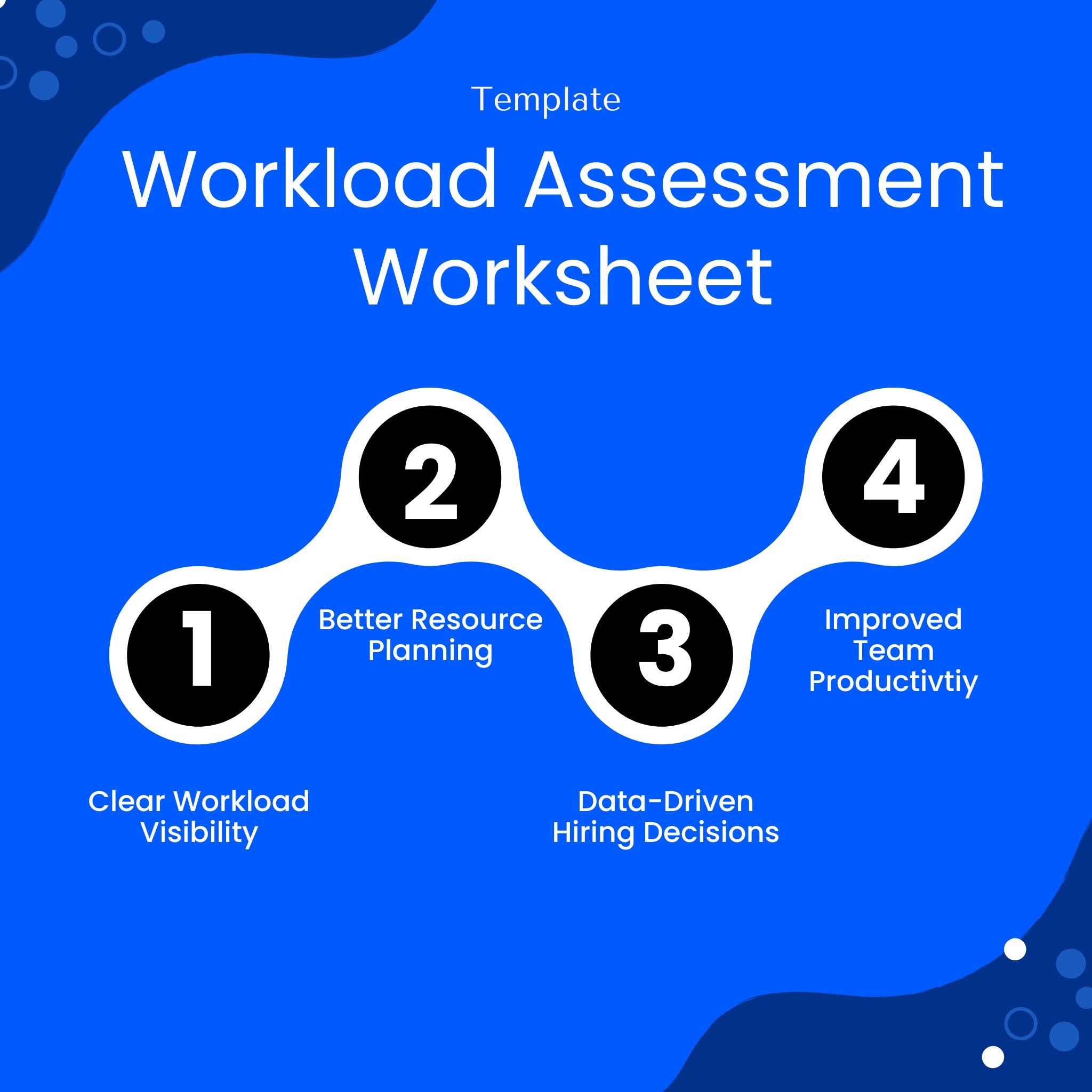 Workload Assessment Worksheet Template – Word & PDF, A4 + US Letter - Etsy