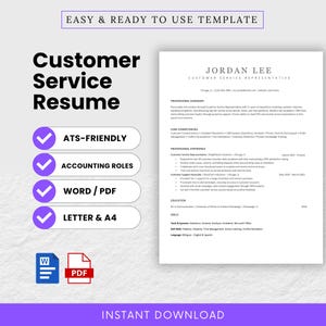 以下が含まれることがあります： 薄いグレーと白のカラーテーマの顧客サービスの履歴書テンプレート。このテンプレートはATS対応、会計職に適しており、WordとPDFに対応しています。このテンプレートはレターサイズとA4サイズで利用できます。このテンプレートはすぐにダウンロードできます。