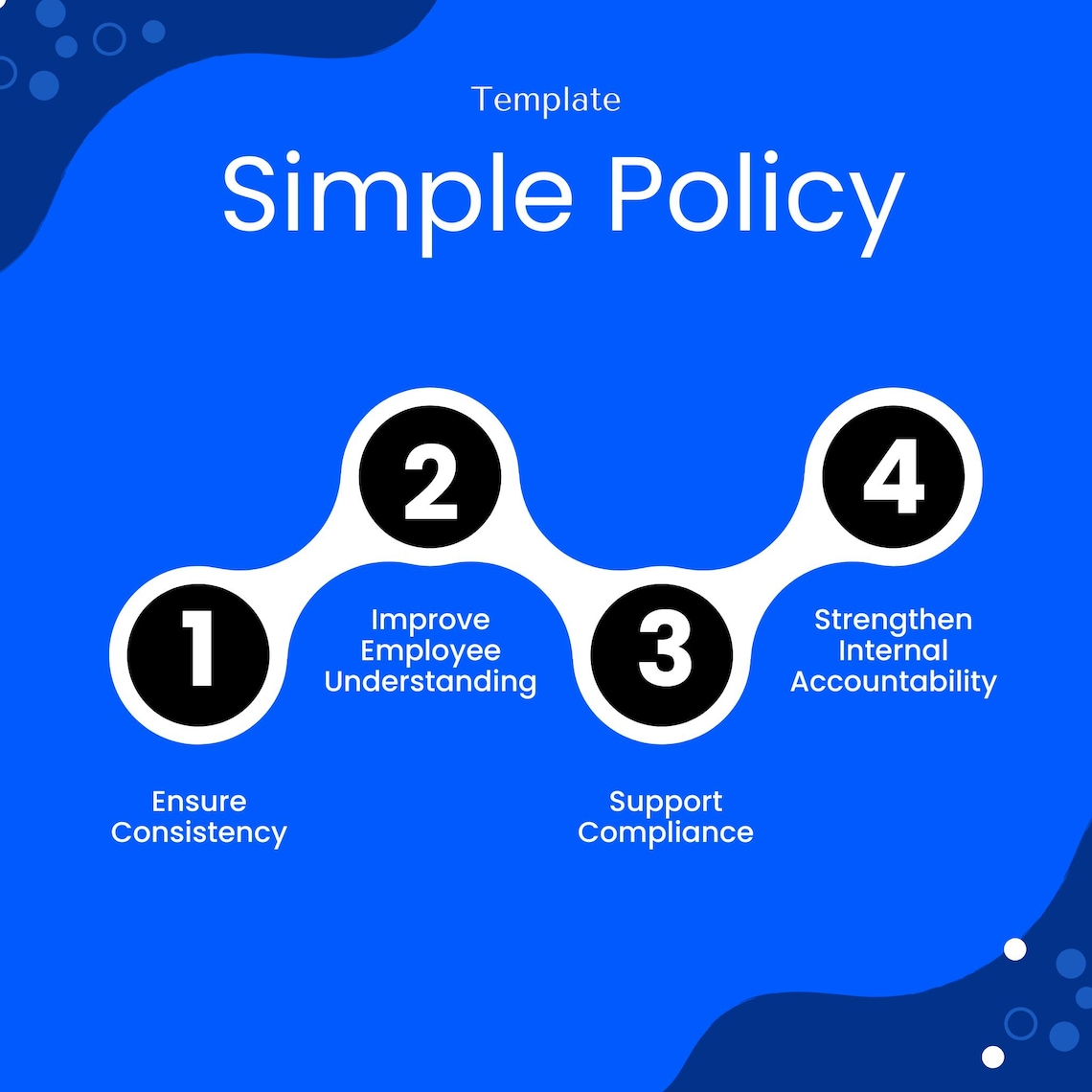 Simple Policy Template (word, PDF) | Simple Workplace Policy Template ...