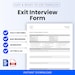 Employee Exit Interview Form Template (word, PDF) | Simple Exit ...
