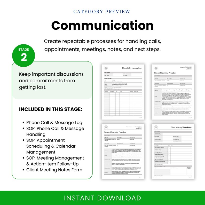 Virtual Assistant Client Relationship Management Templates Bundle ...