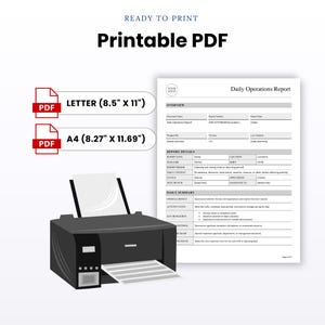 Requisition Form Format Word Furniture Store Daily Operations Template Bundle – Editable Word + PDF ...