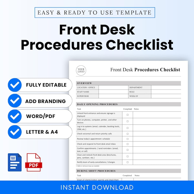 Front Desk Check in Sign - Etsy