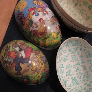 2 huevos de Pascua de cartón para rellenar