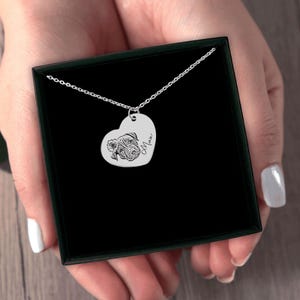 Customized Pet Portrait Pendant