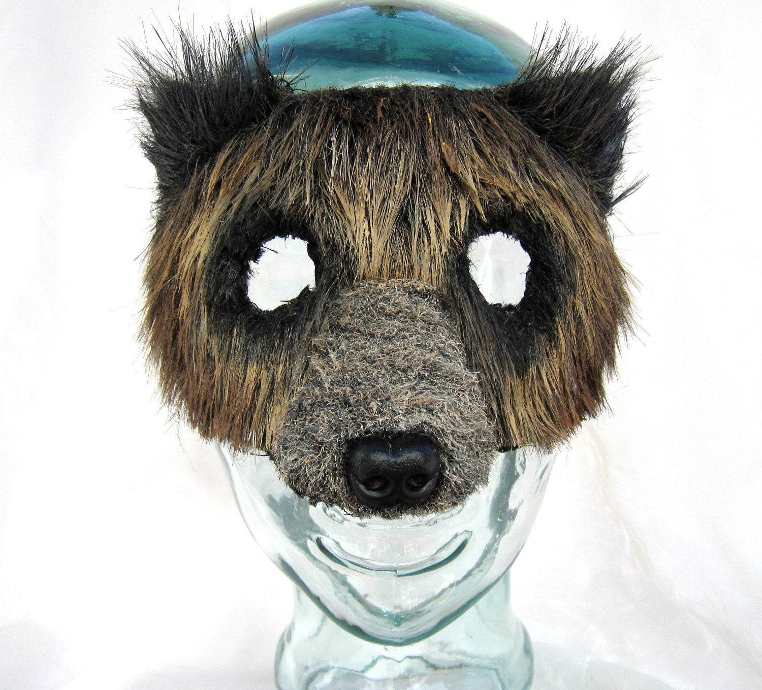 Wald braun Bär Maske Grizzly Bär Maske Bär Kostüm Tier | Etsy