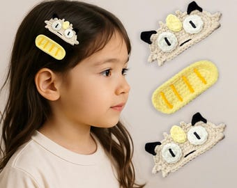 Meowth Inspired Cat Ear Hair Clip Pattern: Anime Cosplay (Digital Download)