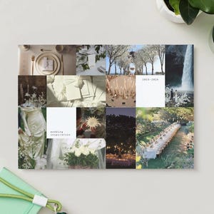 Moodboard de boda - Digital - Inspírate y crea la boda de tus sueños. Regalo para futuros novios o para tu pareja :)