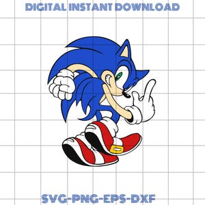 The HEDGEHOG SVG, SONIC Svg, The Hedgehog Svg Files for Cricut, Sonic Clipart, Files for Cricut , Instant Download