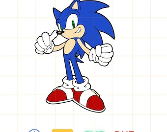 The Hedgehog Svg, sonic Svg, Sonic Head Svg, sonic png, Layered SVG, svg files for cricut, game svg, cartoon SVG Bundle, Instant download