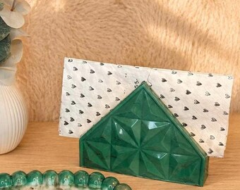 Serviettenhalter aus Epoxidharz in verschiedenen Farben | Handgemachte Tischdeko | Moderner Serviettenständer | Küchen- & Esszimmerdeko