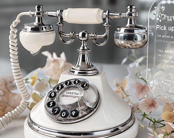 Audio Guestbook RENTAL for Weddings & Events – Retro Phone Recorder ( HIRE ONLY)