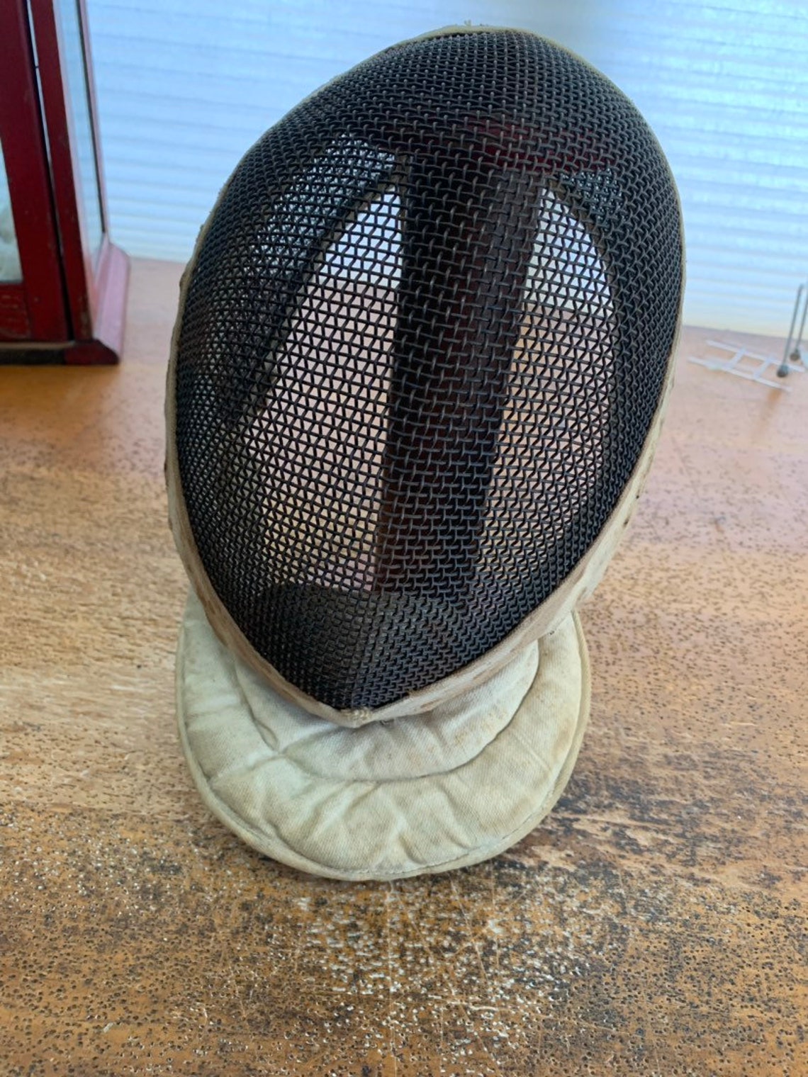 Fencing Mask Old Fencing Mask industrial Look Wall Hanger/ Etsy