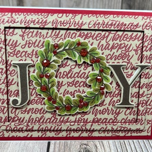 Christmas Joy - Creations By Wendalyn, Winter, Friend, Wreath