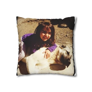 Personalized Photo Pillowcase | Square Pillowcase with Custom Image