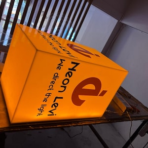 plexiglass light cube