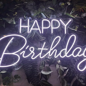 Happy Birthday Neon Light