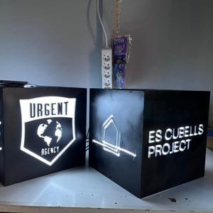 Customizable MDF Light cube