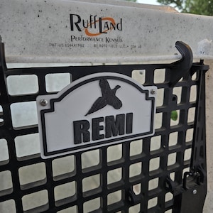 RuffLand Kennel Dog Name Plates
